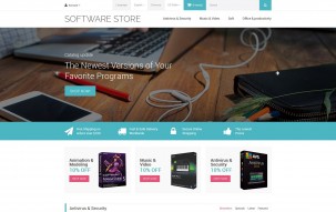 Software Store Shop Template