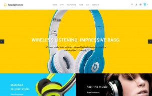 Headphones Shop Template
