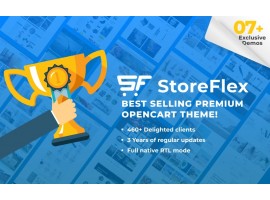 StoreFlex - Responsive Multipurpose Template + RTL Shop Template