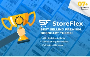 StoreFlex - Responsive Multipurpose Template + RTL Shop Template