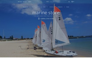 Marine Store Shop Template