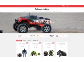 Radio Controlled Toys Responsive Shop Template
