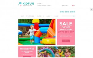 KidFun - Kids Toys & Games Store Shop Template