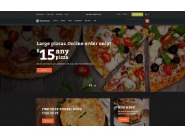 Pizza House - Pizza Restaurant With Online Ordering System Shop Template