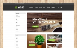Wood Finishes Responsive Shop Template