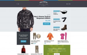 Dr. Smith - Uniform Store Shop Template