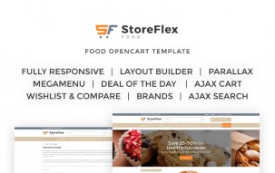 StoreFlex - Food Responsive Shop Template