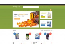 StrongHealth - Drugstore Shop Template