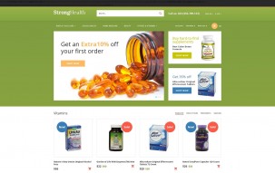 StrongHealth - Drugstore Shop Template