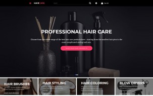 Hair Salon Responsive Shop Template