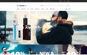 Tobacco Responsive Shop Template