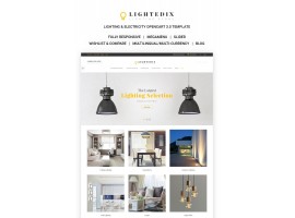 Lighting & Electricity Responsive Shop Template