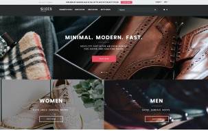 Shoe Store Responsive Shop Template