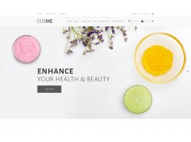 Cosmetics Store Responsive Shop Template