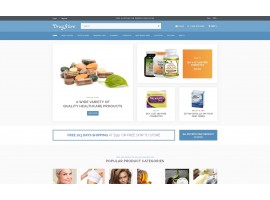DrugStore Responsive Website Template Shop Template