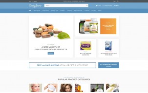 DrugStore Responsive Website Template Shop Template