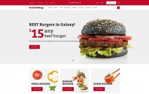 KingBurg - Burger Shop Template