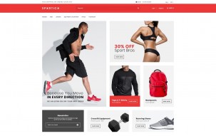 Spotrico - Sports Clothing Shop Shop Template