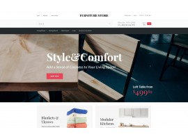 Style & Comfort - Furniture Store Shop Template