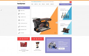 Handyman - Responsive Tools Store Shop Template