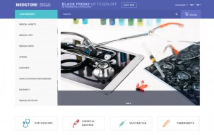 Medstore - Responsive Medical Equipment Online Store Shop Template
