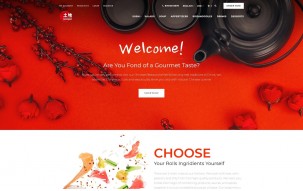 Japanese Restaurant - Bright Sushi Food Restaurant Shop Template