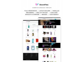 StoreFlex - Cosmetics & Makeup Shop Template