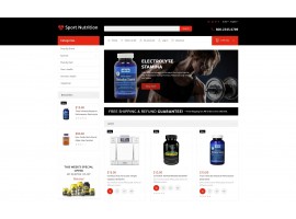 Sport Nutrition - Reliable Sport Nutrition Shop Template