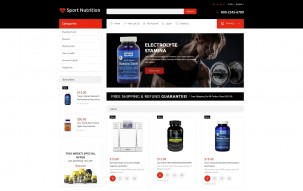 Sport Nutrition - Reliable Sport Nutrition Shop Template