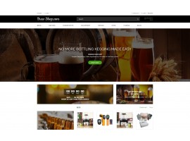 Brew Shop.com - Efficient Alcohol Online Shop Shop Template