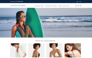 Catch the Wave - Swimwear Responsive Shop Template