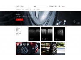 Tires & Wheels - Auto Parts Online Store Shop Template