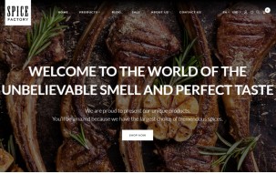 Spice Factory Responsive Shop Template