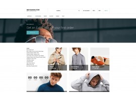 Men Fashion Store - Solid Men Clothes Online Store Shop Template