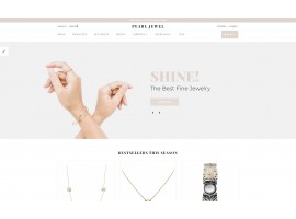 Pearl Jewel - Sophisticated Jewellery Online Shop Shop Template