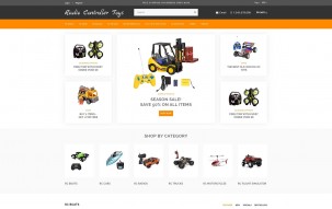 Radio Controller Toys - Simple Electronic Toys Online Shop Shop Template