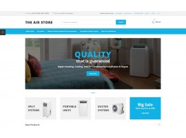 The Air Store - Simple Air Conditioning Systems Online Shop Shop Template