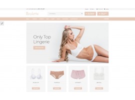 Bralette Lingerie Shop Template