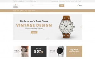 CHRONUS - Watches Shop Shop Template