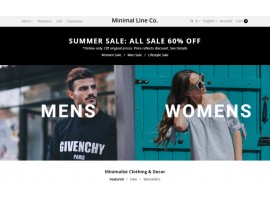 Minimal Line Co - Style Online Store Shop Template