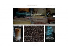 Morning Coffee - Powerful Online Coffee Shop Shop Template