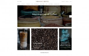 Morning Coffee - Powerful Online Coffee Shop Shop Template