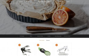 Kitchen Supplies - Elegant Kitchen Accessories Online Store Shop Template