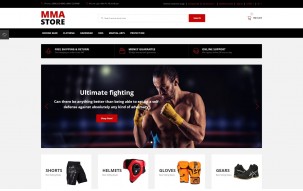 MMA Store - Brutal MMA Sports Gear Online Store Shop Template