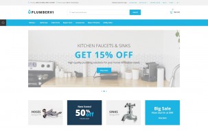Plumbervi Store - Plumbing Supplies Shop Shop Template