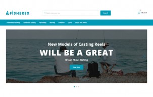 Fisherex - Fishing Store Shop Template