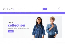 Bill The Kid - Simple Kids Fashion Online Store Shop Template
