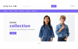 Bill The Kid - Simple Kids Fashion Online Store Shop Template