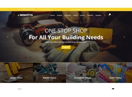 Memotta - Building Materials Store Shop Template