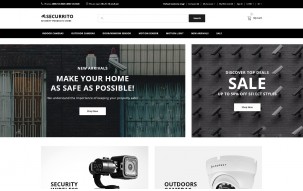 Securrito - Security Products Store Shop Template